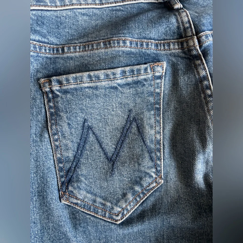 MOTHER Blue Button-Fly Jeans, ECU - Picture 9 of 17
